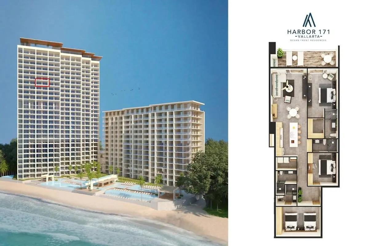 Διαμέρισμα Modern 3Br Beachfront Condo - Harbor 1903 Tn Πουέρτο Βαγιάρτα Μεξικό